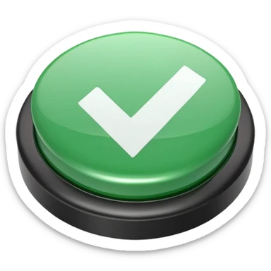 check mark button  sticker