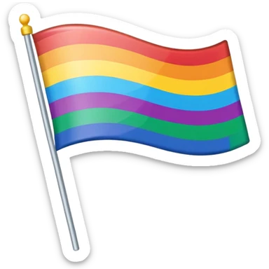 Floptropica flag sticker