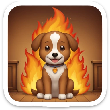 Meme this is fine sticker