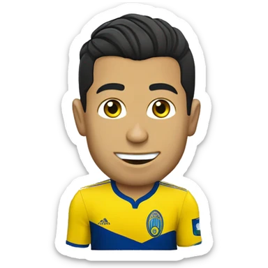 Iphone-style Cristiano Ronaldo with al-nassr shirt sticker