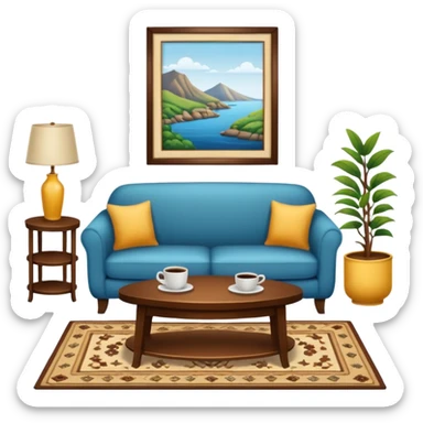 living room sticker