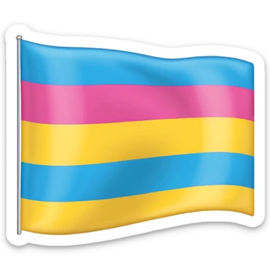 Pansexual small flag emoji sticker