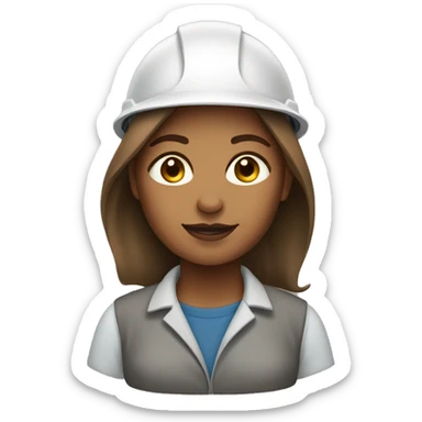 Light-brown-skin-Woman-Civil-Engineer sticker