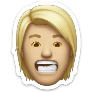 developer head banging sticker