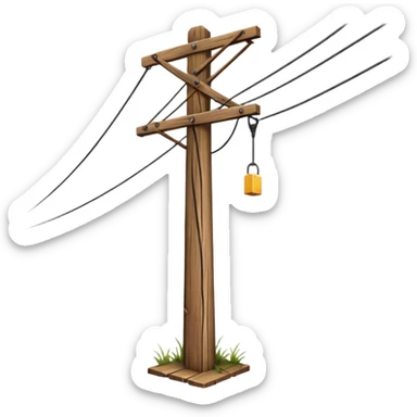 Power pole sticker