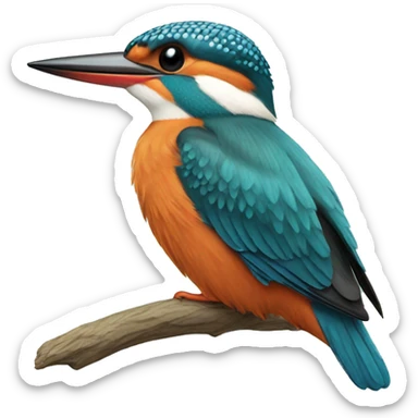 European Kingfisher sticker