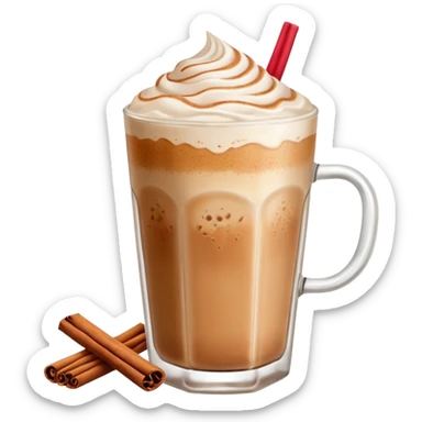 Iced chai latte sticker