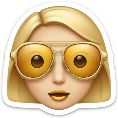 fancy sunglasses sticker