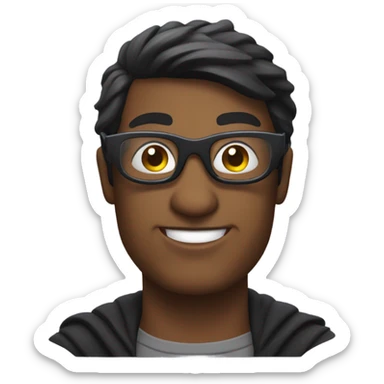 Batman with New Year’s Eve glasses sticker