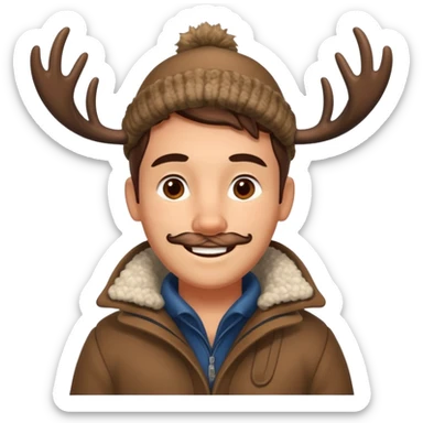 REINDEER HERDER sticker
