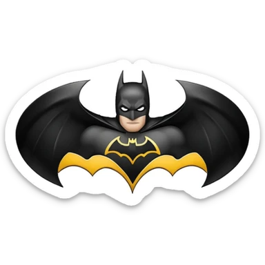 batman symbol sticker