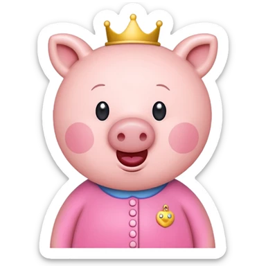 peppa pig mother  sticker