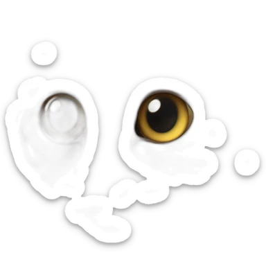 Chat tout mignon avec de gros yeux sticker