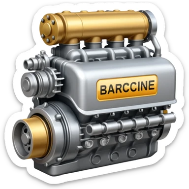 create an emoji of Barcengine is the superpower name The engine that keeps everything moving sticker