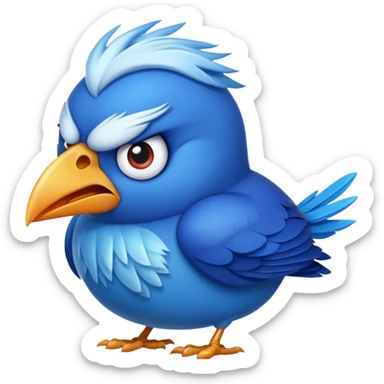 I want an emoji of ice bird and which is one of the character in angry birds story sticker