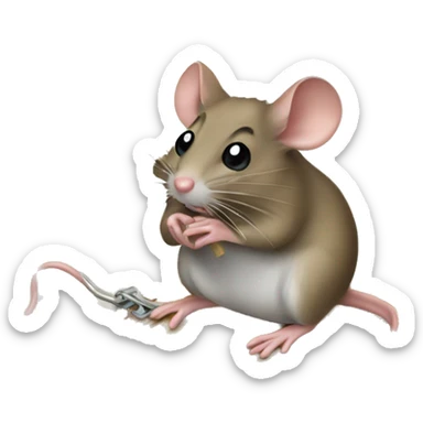 Mouse trap sticker