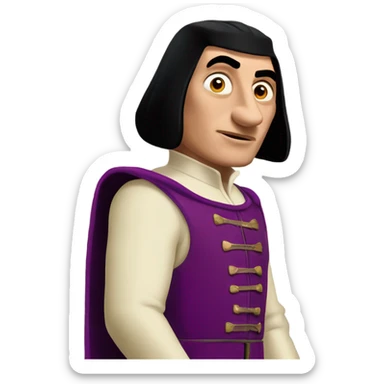 Lord farquaad from shrek sticker