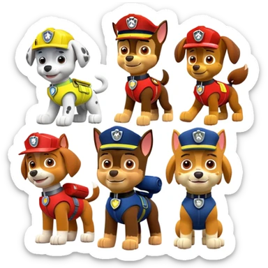 Paw patrol sticker