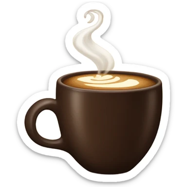 Coffee sticker