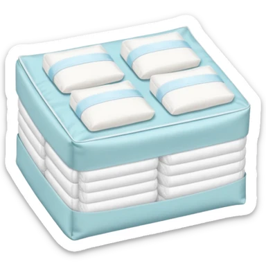 Diaper pack – folded diapers sticker