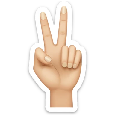 Pointer finger up spinning in a circle  sticker