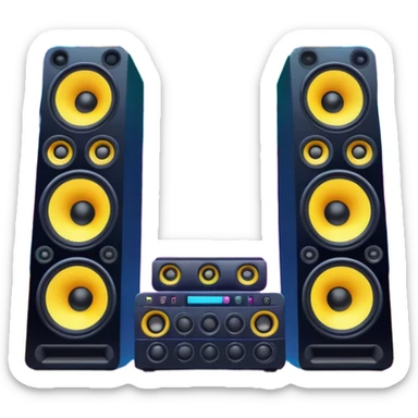 electronic music festival stage sticker