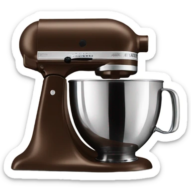 Kitchen Aid mixer brown sticker