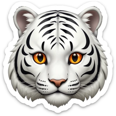 Tigre blanc sticker
