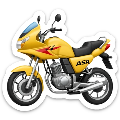 Faça um emoji da logo da asa da Honda Moto sticker