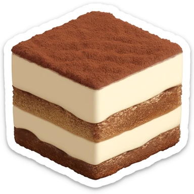 Generate an emoji of a tiramisu sticker