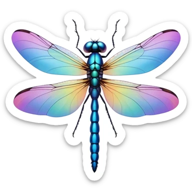 Peaceful Dragonfly sticker