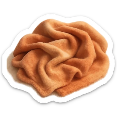 aesthetic cozy blanket, no background sticker