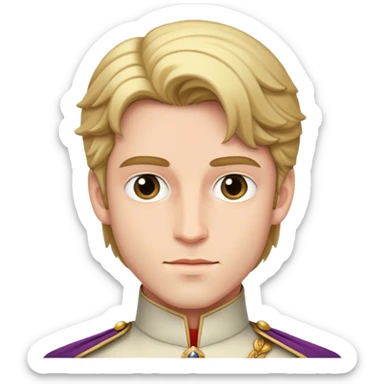 Prince Florian disney snow white sticker