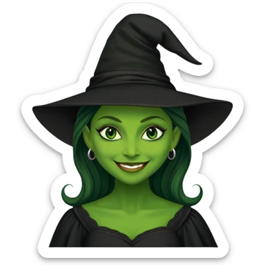 wicked elphaba sticker