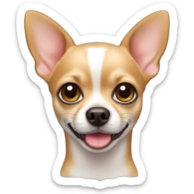 apple head chihuahua sticker