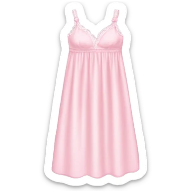 pastel pink nightgown sticker