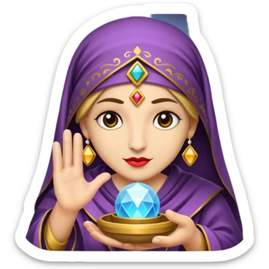 fortune teller  sticker
