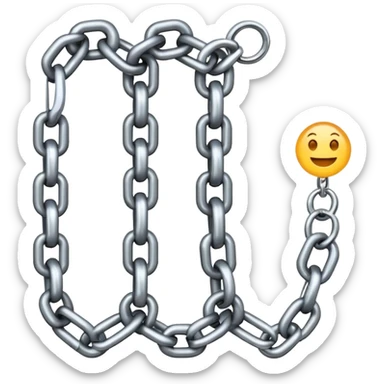 3 chain sticker