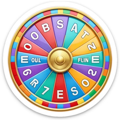   wheel of fortune board sticker