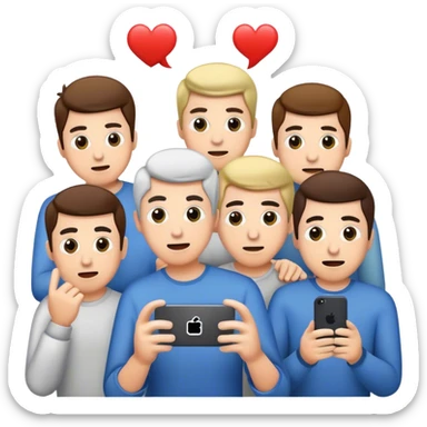 youtube viewers men sticker