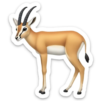 Demi gazelle sticker