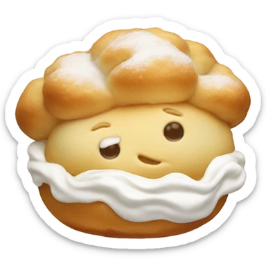 cream puff sticker