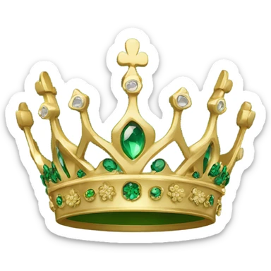 princess tiana crown sticker