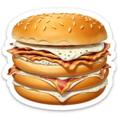 chicken and bacon ranch rolls sticker