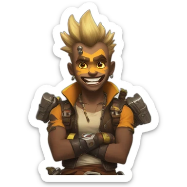 junkrat overwatch sticker