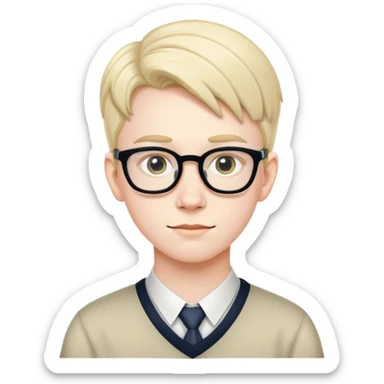 5 foot 13 year old nerd sticker