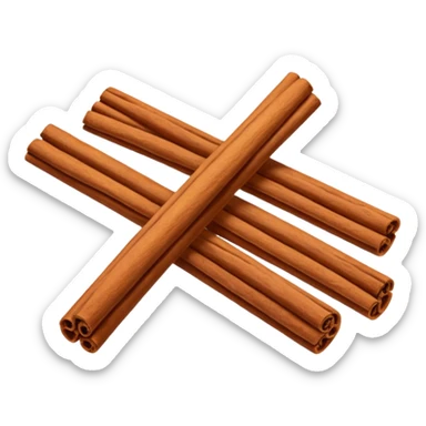 2 Cinnamon sticks sticker