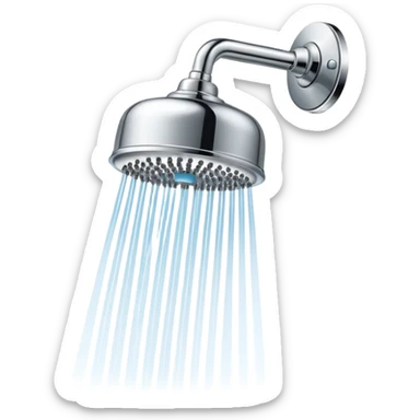 shower head sticker