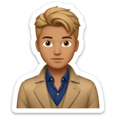 male fashion model sticker