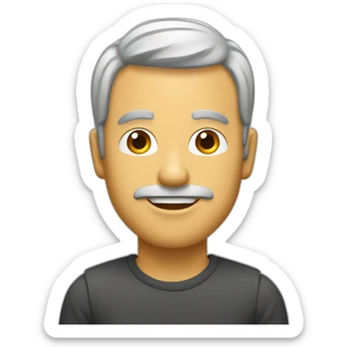 homme qui dit bonjour sticker